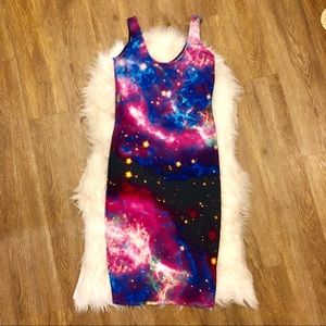 NWOT! Blackmilk // Galaxy Dress